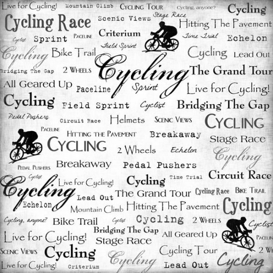 Stamping Station - Live for Cycling Paper