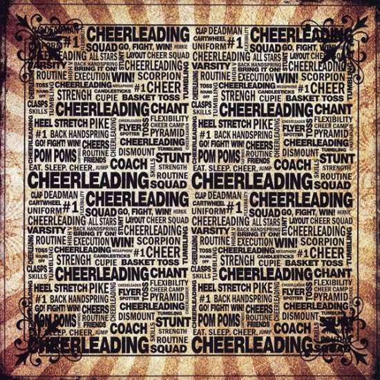 Stamping Station - Cheerleading Trendy Paper