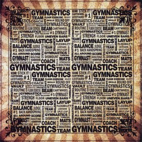 Stamping Station - Gymnastics Trendy Paper