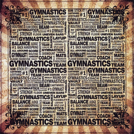 Stamping Station - Gymnastics Trendy Paper
