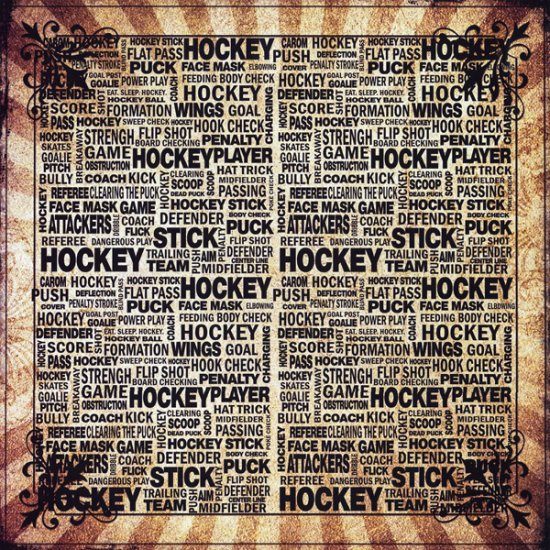 Stamping Station - Hockey Trendy Paper