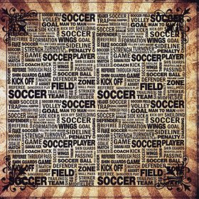 Stamping Station - Soccer Trendy Paper