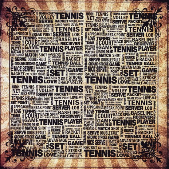 Stamping Station - Tennis Trendy Paper