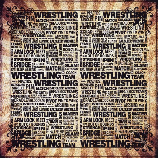 Stamping Station - Wrestling Trendy Paper