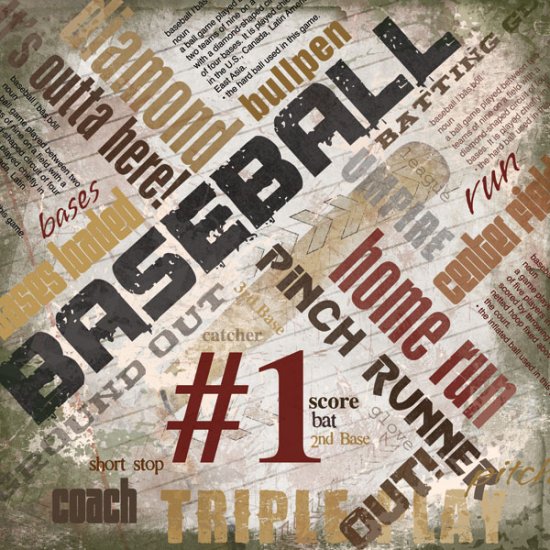 Stamping Station - Baseball Extreme Paper