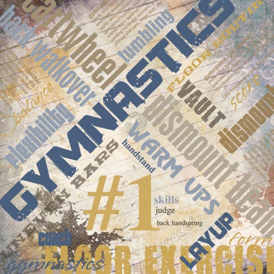 Stamping Station - Gymnastics Extreme Paper