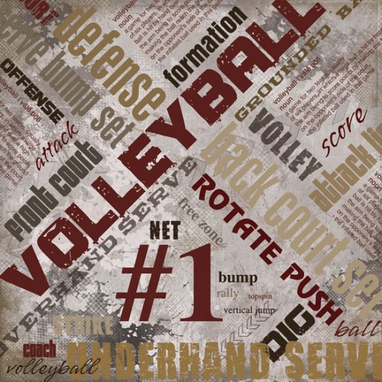 Stamping Station - Volleyball Extreme Paper