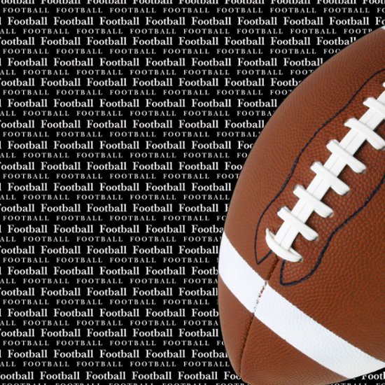 Stamping Station - Football Go Big Left Paper