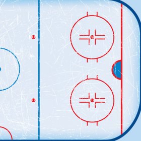 Stamping Station - Hockey Rink Right Paper