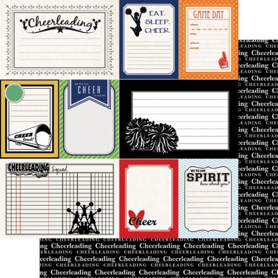 Stamping Station - Cheerleading Sports Journal Paper