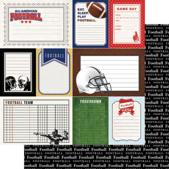 Stamping Station - Football Sports Journal Paper