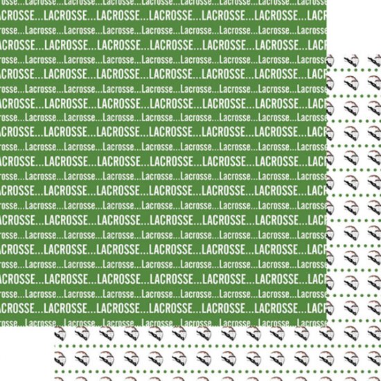 Stamping Station - Lacrosse Sports Pride Paper