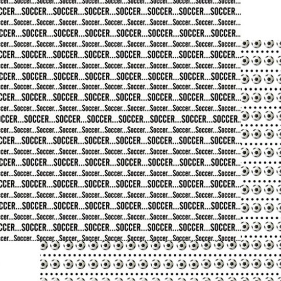 Stamping Station - Soccer Sports Pride Paper