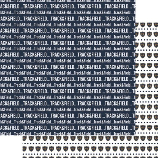 Stamping Station - Track & Field Sports Pride Paper