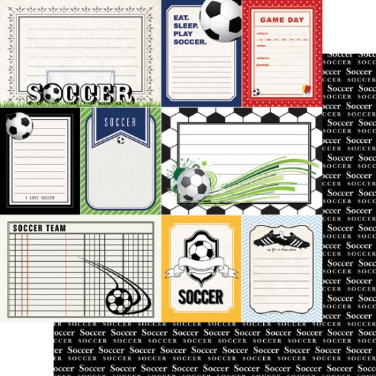 Stamping Station - Soccer Sports Journal Paper
