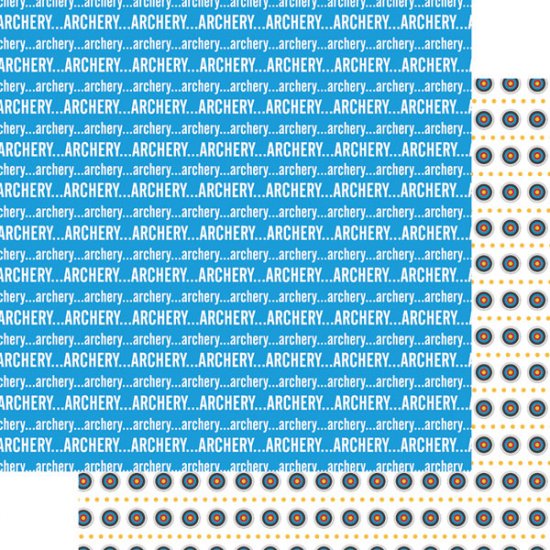 Stamping Station - Archery Sports Pride Paper