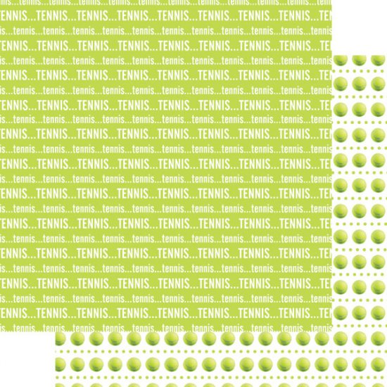 Stamping Station - Tennis Sports Pride Paper