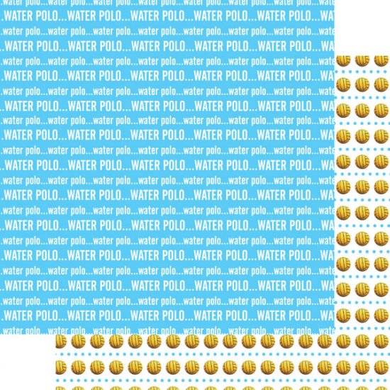 Stamping Station - Water Polo Sports Pride Paper