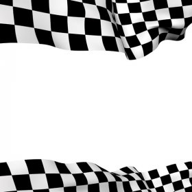 Stamping Station - Speedway Flags Top and Bottom Paper