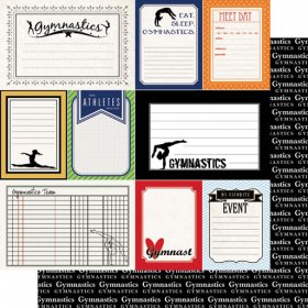 Stamping Station - Gymnastics Sports Journal Paper