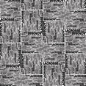 Stamping Station - Lacrosse Word Grid Paper