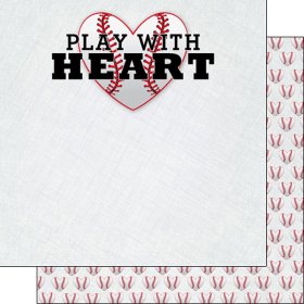 Stamping Station - Baseball - Play with Heart Paper