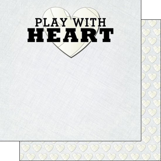 Stamping Station - Volleyball - Play with Heart Paper