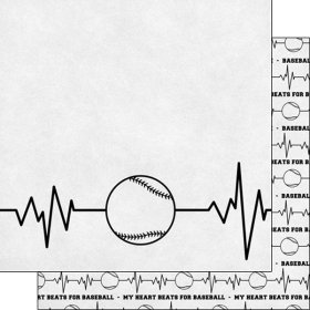 Stamping Station - Baseball Neon 6 Paper