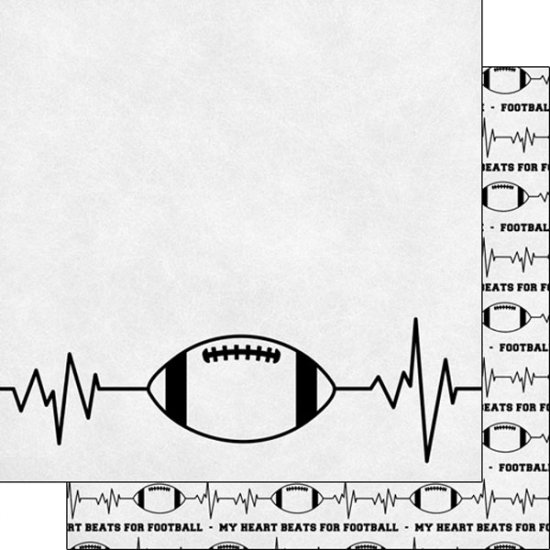 Stamping Station - Football Neon 6 Paper