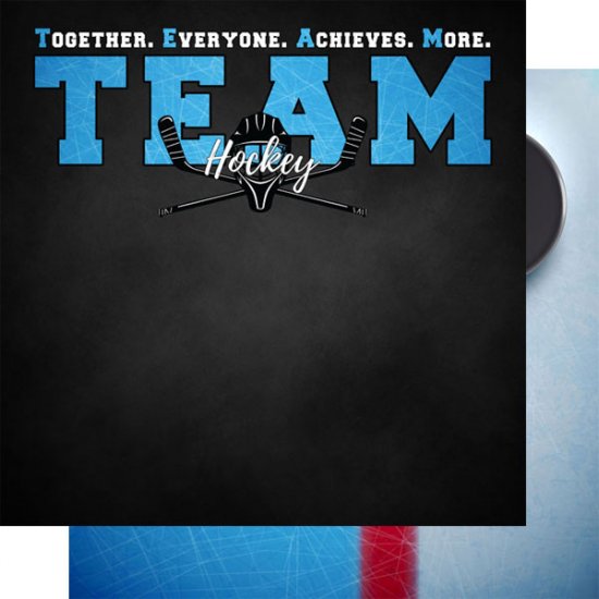 Stamping Station - Hockey Neon 3 Paper