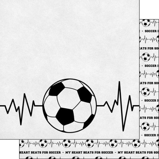 Stamping Station - Soccer Neon 6 Paper