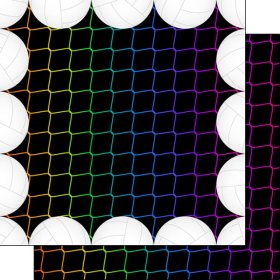Stamping Station - Volleyball Neon 3 Paper