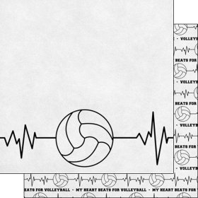 Stamping Station - Volleyball Neon 6 Paper