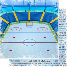 Stamping Station - Hockey Winter Adventure Paper