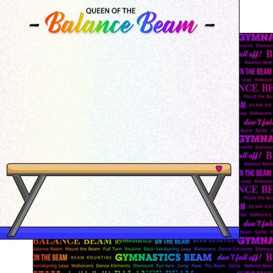 Stamping Station - Gymnastics Neon 2 Paper