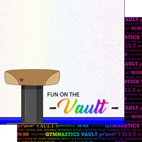 Stamping Station - Gymnastics Neon 5 Paper