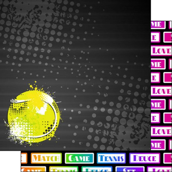 Stamping Station - Tennis Neon 3 Paper