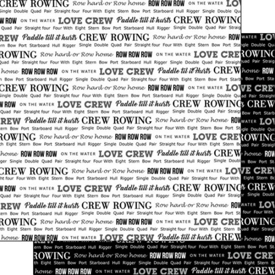 Stamping Station - Crew Rowing Pride 2 Paper