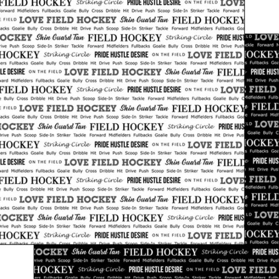 Stamping Station - Field Hockey Pride 2 Paper