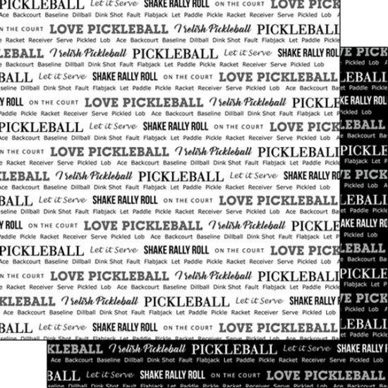 Stamping Station - Pickleball Pride 2 Paper