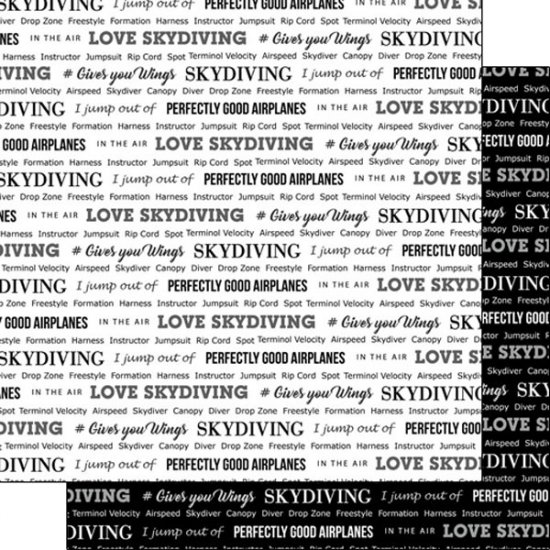 Stamping Station - Skydiving Pride 2 Paper