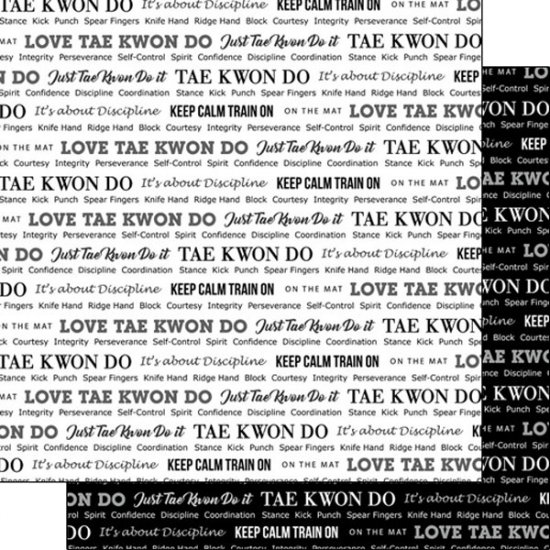 Stamping Station - Tae Kwon Do Pride 2 Paper