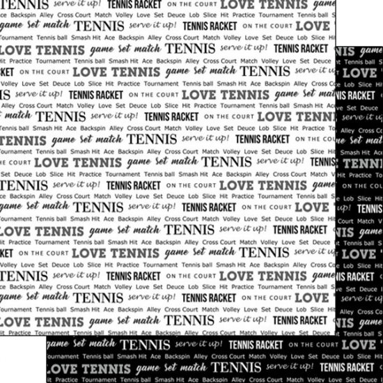 Stamping Station - Tennis Pride 2 Paper