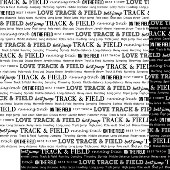 Stamping Station - Track & Field Pride 2 Paper