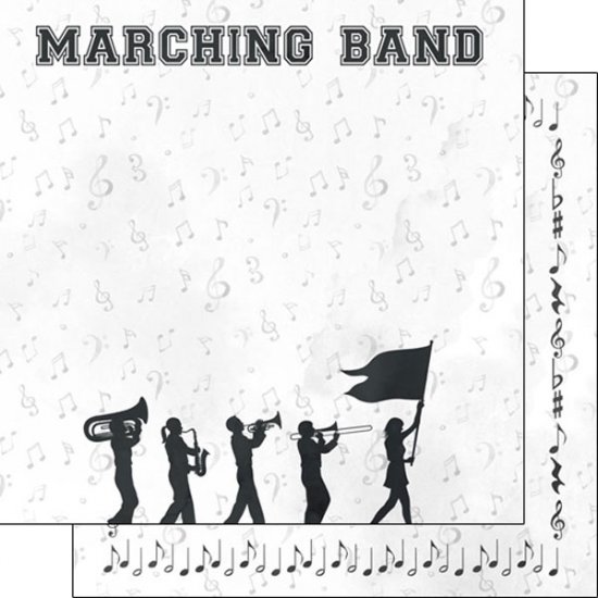Stamping Station - Marching Band Watercolor Paper