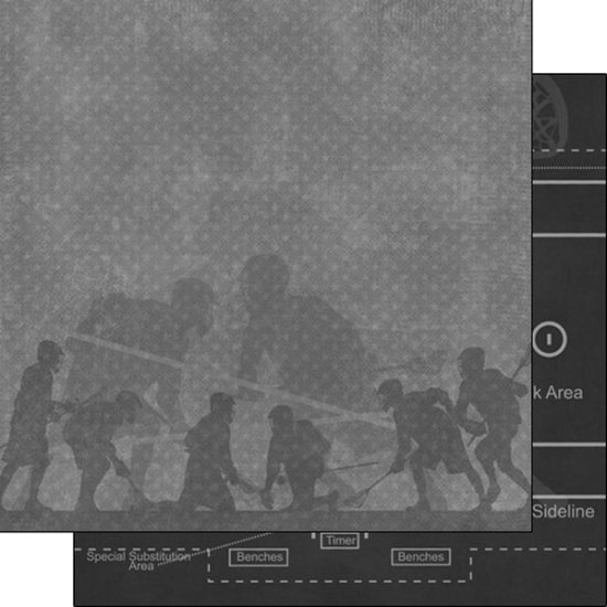 Stamping Station - Lacrosse Addict 2 Paper