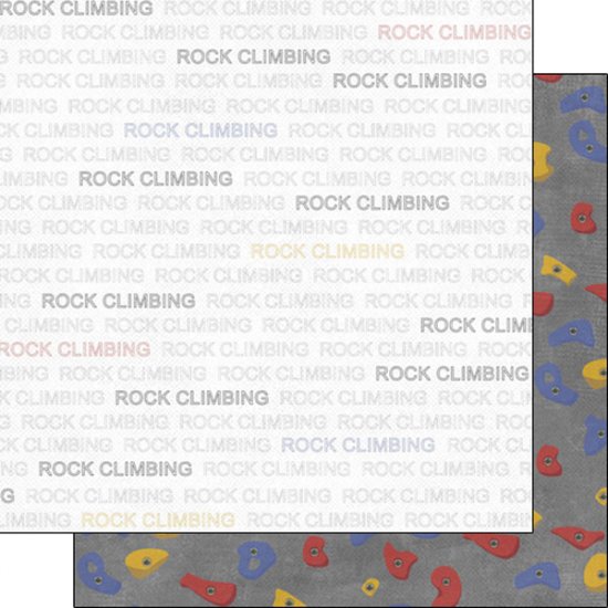 Stamping Station - Rock Climbing Addict 1 Paper