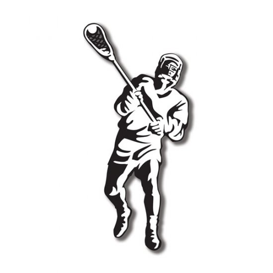 Stamping Station - Lacrosse Player Boy #2