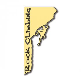 Stamping Station - Rock Climber w/Mtn Ledge