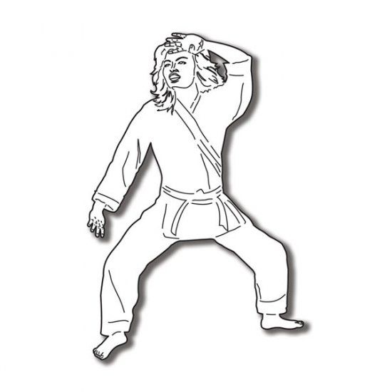 Stamping Station - Karate Girl